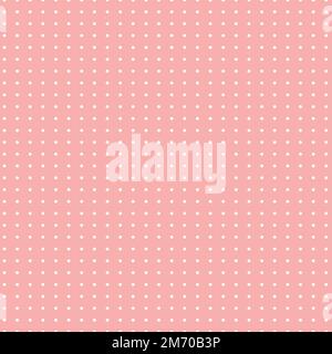 Polka-Punkte oder Kugelzapfen-Textur. Nahtloses Schwarzweißmuster. Gepunkteter Hintergrund. Weiches abstraktes geometrisches Muster. Stock Vektor