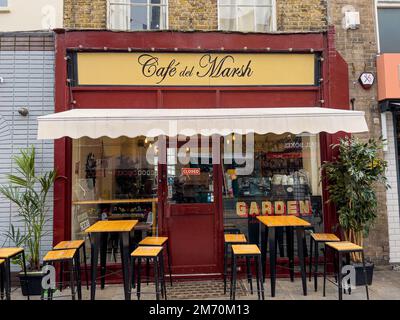 Lower Marsh Market in London – LONDON, Großbritannien – 20. DEZEMBER 2022 Stockfoto