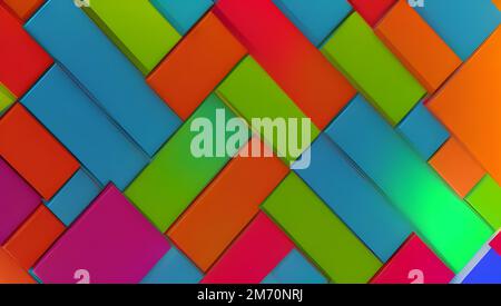 Ein Beispiel für eine farbenfrohe abstrakte Hintergrund Stockfoto