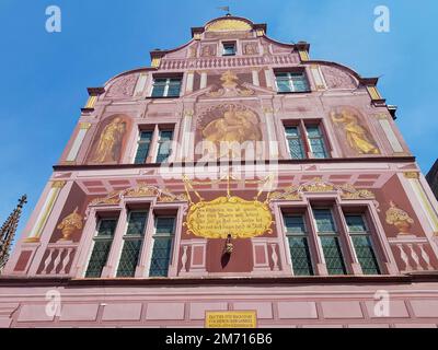 Historisches Museum Rathaus (Hotel de Ville) (Musee Historique), Mulhouse, Mulhouse, Grand Est, Elsass, Elsass, Frankreich Stockfoto