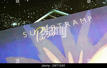 Viersen, Deutschland - Mai 9. 2022: Auftakt des Vinyl-Titels der Supertramp-Band live in Paris Stockfoto