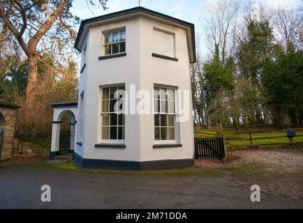 Beispiel für ein altes Landhaus Stockfoto