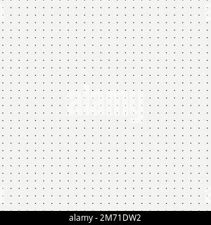 Polka-Punkte oder Kugelzapfen-Textur. Nahtloses Schwarzweißmuster. Gepunkteter Hintergrund. Weiches abstraktes geometrisches Muster. Stock Vektor