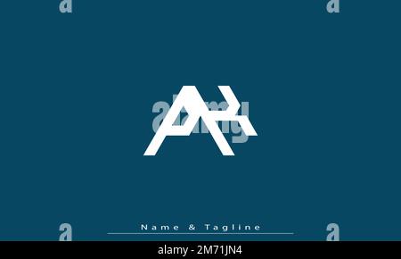 Alphabet Buchstaben Initialen Monogramm Logo PK , KP Stock Vektor