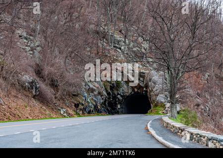 Marys Rock Tunnel, Skyline Drive Virginia, USA, Virginia Stockfoto