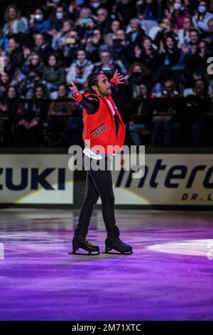 Bologna, Italien. 06. Januar 2023. Philip Warren während 2023 Bol on Ice â&#x80;&#X93; Plushenko and Friends, Ice Sports in Bologna, Italien, Januar 06 2023 Kredit: Independent Photo Agency/Alamy Live News Stockfoto