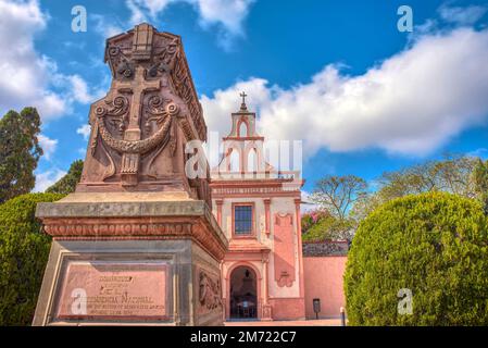 Santiago de Queretaro, Queretaro, Mexiko, 06 18 22, Mausoleum der corregidora im Pantheon der berühmten Queretanos während des Tages Stockfoto