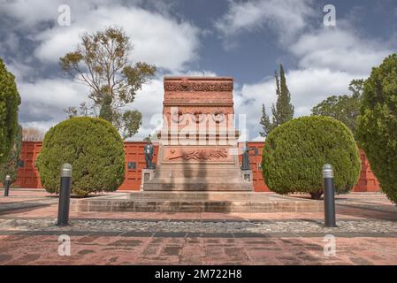 Santiago de Queretaro, Queretaro, Mexiko, 06 18 22, Mausoleum der corregidora im Pantheon der berühmten Queretanos während des Tages Stockfoto