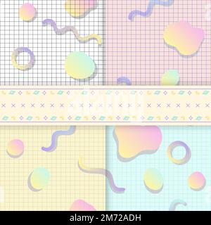 Pastell-Hintergründe für Blogs Vektoren Stock Vektor