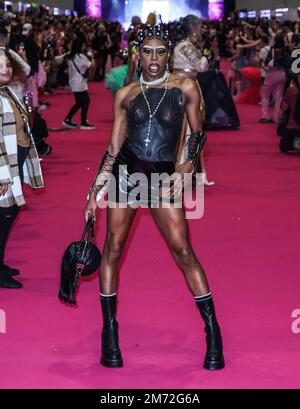 London, Großbritannien. 06. Januar 2023. Baby bei der Veröffentlichung von RuPaul's Drag Con UK 2023 in London. Kredit: SOPA Images Limited/Alamy Live News Stockfoto