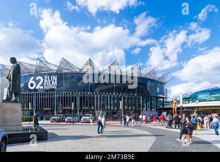 Zlin: Kongresszentrum 62. Zlin Film Festival in , Zlinsky, Zlin Region, Zliner Region, Tschechien Stockfoto