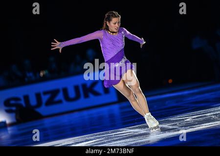 Bologna, Italien. 06. Januar 2023. Yasmine Yamada (Schweiz) während 2023 Bol on Ice â Plushenko and Friends, Ice Sports in Bologna, Italien, Januar 06 2023 Kredit: Independent Photo Agency/Alamy Live News Stockfoto