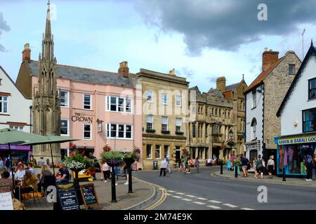 Marktplatz Glastonbury Stockfoto