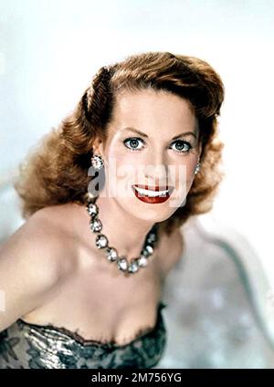 MAUREEN O'HARA (1920-2015) irisch-amerikanische Filmschauspielerin über 1945 Stockfoto