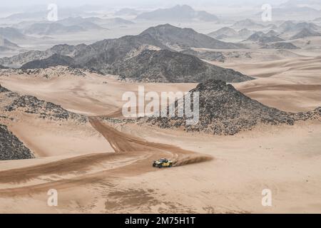 224 WAI Han (chn), MA Li (chn), HANWEI Motorsport Team, SMG, Auto, FIA W2RC, Action during the Stage 7 of the Dakar 2023 around Al Duwadimi, am 7. Januar 2023 in Al Duwadimi, Saudi-Arabien - Photo Eric Vargiolu / DPPI Stockfoto