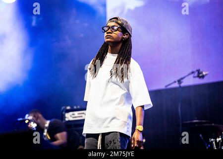 Biddinghuizen, Niederlande. 21. Aug. 2022. Koffee tritt am 21. August 2022 beim Lowlands Festival 2022 in Biddinghuizen, Niederlande, live auf. (Foto: Roberto Finizio/NurPhoto) Kredit: NurPhoto SRL/Alamy Live News Stockfoto
