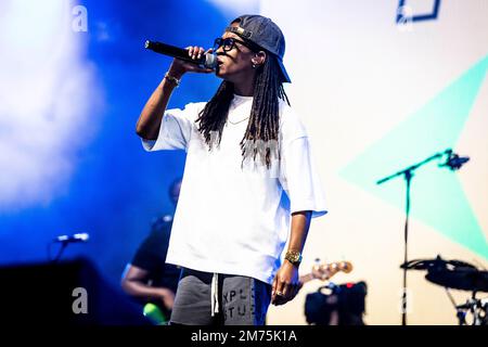 Biddinghuizen, Niederlande. 21. Aug. 2022. Koffee tritt am 21. August 2022 beim Lowlands Festival 2022 in Biddinghuizen, Niederlande, live auf. (Foto: Roberto Finizio/NurPhoto) Kredit: NurPhoto SRL/Alamy Live News Stockfoto