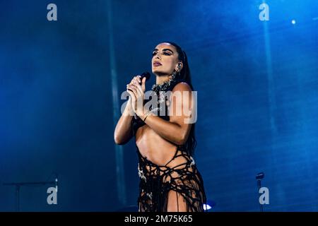 Biddinghuizen, Niederlande. 21. Aug. 2022. Sevdaliza tritt am 21. August 2022 beim Lowlands Festival 2022 in Biddinghuizen, Niederlande, live auf. (Foto: Roberto Finizio/NurPhoto) Kredit: NurPhoto SRL/Alamy Live News Stockfoto