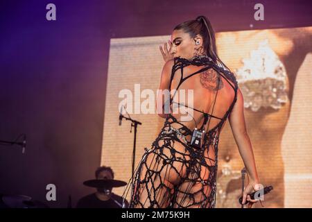 Biddinghuizen, Niederlande. 21. Aug. 2022. Sevdaliza tritt am 21. August 2022 beim Lowlands Festival 2022 in Biddinghuizen, Niederlande, live auf. (Foto: Roberto Finizio/NurPhoto) Kredit: NurPhoto SRL/Alamy Live News Stockfoto