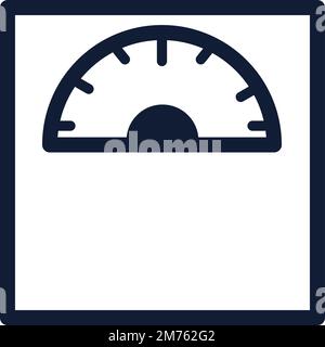 Flaches Symbol für Waagenmessung Stock Vektor