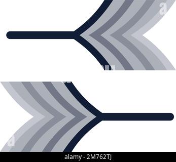 Umrisssymbol für Pfeile übertragen. Lineares Zeichen für mobiles Konzept und Webdesign. Symbol für einfachen Linienvektor mit Pfeilen nach links/rechts. Symbol, Logo Stock Vektor