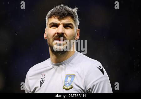 Sheffield, Großbritannien. 7. Januar 2023. Callum Paterson von Sheffield am Mittwoch während des FA-Cup-Spiels in Hillsborough, Sheffield. Der Bildausdruck sollte lauten: Lexy Ilsley/Sportimage Credit: Sportimage/Alamy Live News Stockfoto