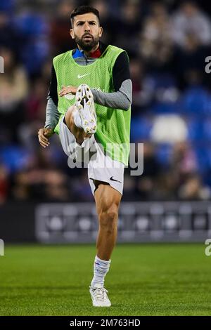 Jordi Alba (FC Barcelona, #18) Stockfoto