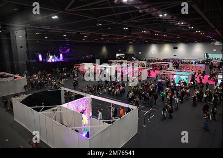 London, Großbritannien. 07. Januar 2023. RuPaul’s DragCon UK präsentiert von World of Wonder auf der Excel London - 7. Januar 2023. Kredit: Siehe Li/Picture Capital/Alamy Live News Stockfoto