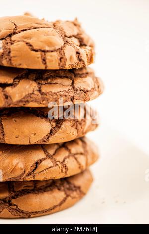 Weiche und köstliche frisch gebackene Schlammrutschen-Kekse. Stockfoto