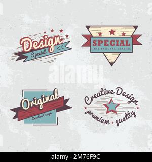 Premium-Qualität Abzeichen Vektor-Set Stock Vektor