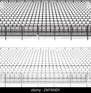 Montagestruktur Für Sportstadien Vector Stock Vektor