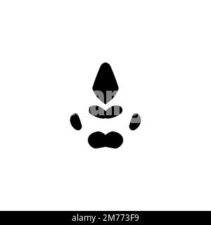 Benutzersymbol. Einfaches Poster-Hintergrundsymbol für soziale Medien. Designelement für das Markenlogo des Benutzers. Benutzer-T-Shirt-Druck. Vektor für Aufkleber. Stock Vektor