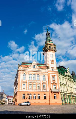 Krnov (Jägerndorf): Rathaus in , Moravskoslezsky, Mährisch-Schlesische Region, Tschechisch Stockfoto