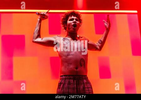 Biddinghuizen, Niederlande 21. august 2022 Slowthai live at Lowlands Festival 2022 © Roberto Finizio/Alamy Stockfoto