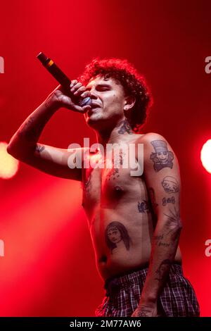 Biddinghuizen, Niederlande 21. august 2022 Slowthai live at Lowlands Festival 2022 © Roberto Finizio/Alamy Stockfoto