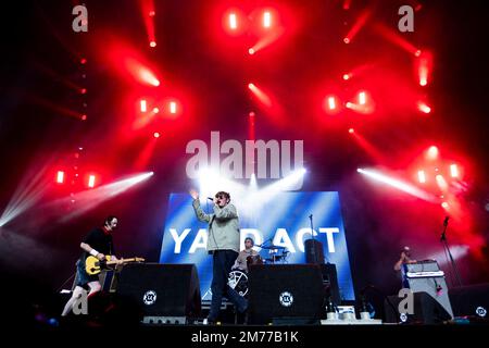 Biddinghuizen, Niederlande 21. august 2022 Yard Act live beim Lowlands Festival 2022 © Roberto Finizio/Alamy Stockfoto