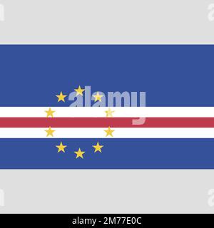 Vektor-Cabo-Flagge, Cabo-Flagge, Cabo-Flaggenbild, Cabo-Flaggenbild Stock Vektor