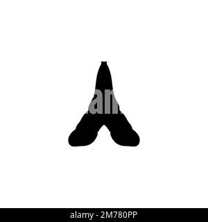Zeltsymbol. Einfaches Camping-Poster-Hintergrundsymbol. Designelement für das Logo der Zeltmarke. Zelt-T-Shirt-Druck. Vektor für Aufkleber. Stock Vektor