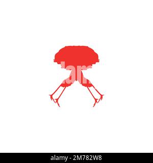 Leukämiekrebssymbol. Einfaches Poster zur Unterstützung von Leukämien als Hintergrundsymbol. Logo der Marke Leukämie Designelement. Leukämie-T-Shirt-Druck. Stock Vektor