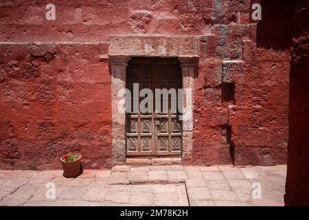 Kloster Santa Catalina in Arequipa, Peru. Stockfoto