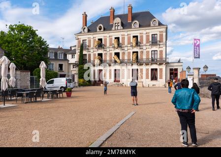 Robert-Houdin-Haus der Magie : Museum zur Geschichte der Magie in Blois Stockfoto