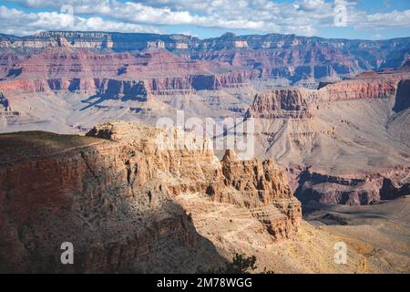 Blick auf den Grand Canyon vom südlichen kaibab-Ausgangspunkt Stockfoto