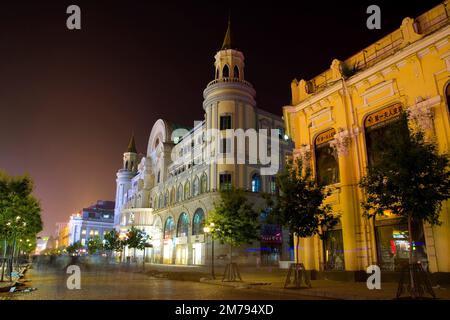 Heilongjiang, Harbin, Central Street, Stockfoto