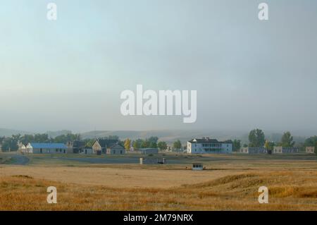 USA, Great Plains, Wyoming, Goshen County, Fort Laramie National Historic Site, Stockfoto