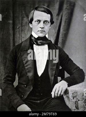 Hermann von Helmholtz, Hermann Ludwig Ferdinand von Helmholtz (1821-1894) Deutscher Physiker Stockfoto