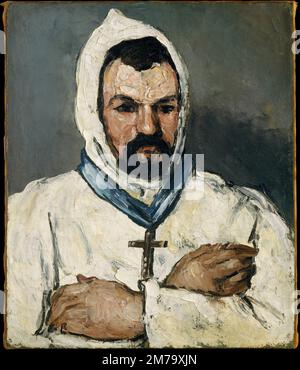Antoine Dominique Sauveur Aubert (geboren 1817), der Onkel des Künstlers, als Mönch. Paul Cézanne. 1866. Stockfoto