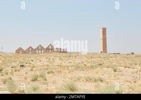 Der antike Zitadelle-Hügel von Harran im Südosten der Türkei Stockfoto