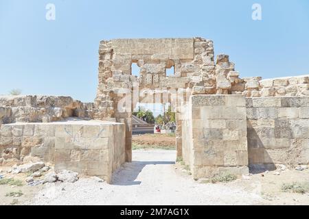 Der antike Zitadelle-Hügel von Harran im Südosten der Türkei Stockfoto