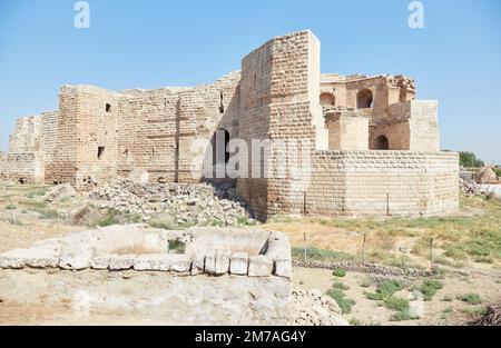 Harran Castle, erbaut von den Umayyads über einem älteren Tempel der Gottessünde Stockfoto