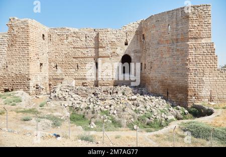 Harran Castle, erbaut von den Umayyads über einem älteren Tempel der Gottessünde Stockfoto